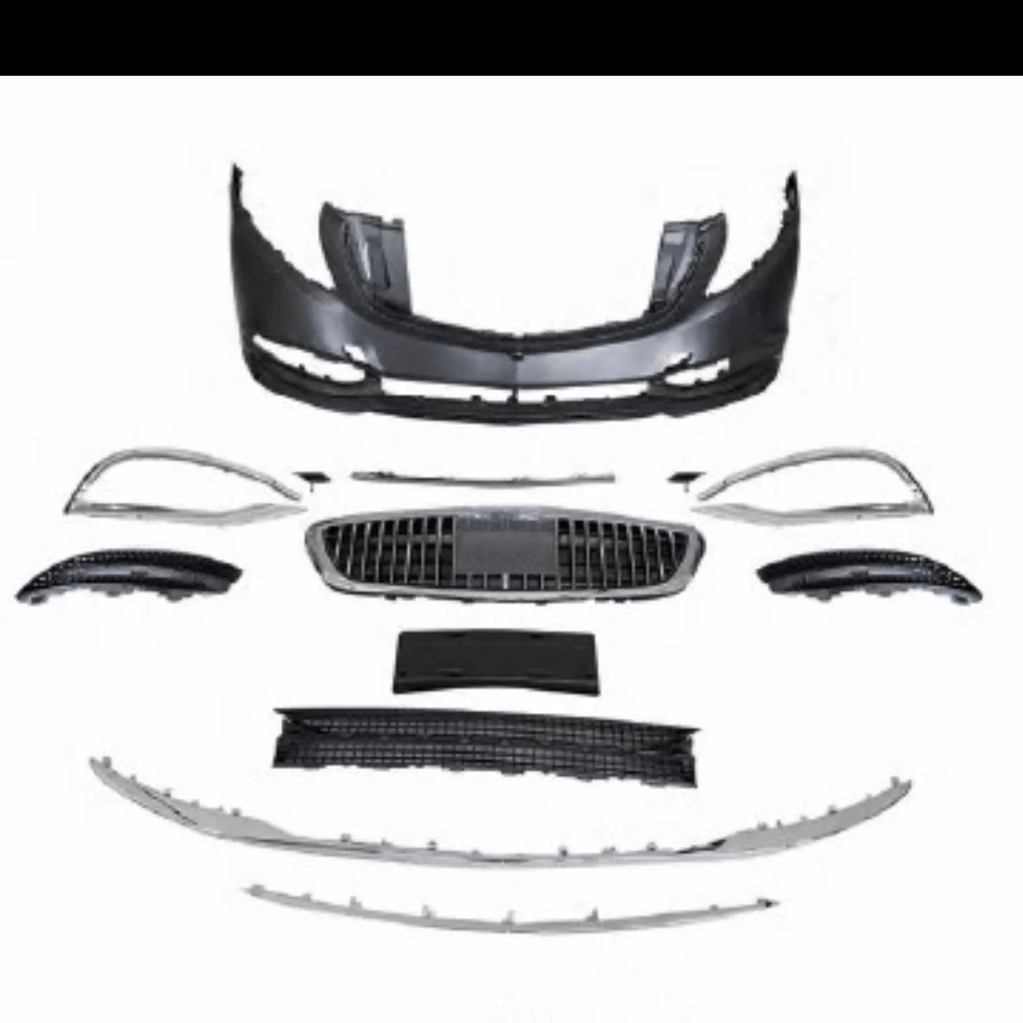 Mercedes Vito447 2015- Complete Bumper Front With Louvers Maybach M_ A4478808900S1 Wender