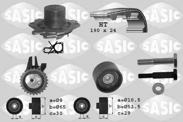 Opel Astra G Corsa D Water Pump 6000626854 Contitech