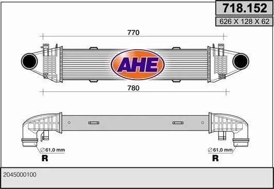 Mercedes-benz Benz W204 C180 C200 C250 CGI W212 2009- Turbo Intercooler Radiator 625X128X64 204 500 01 00 Wisco