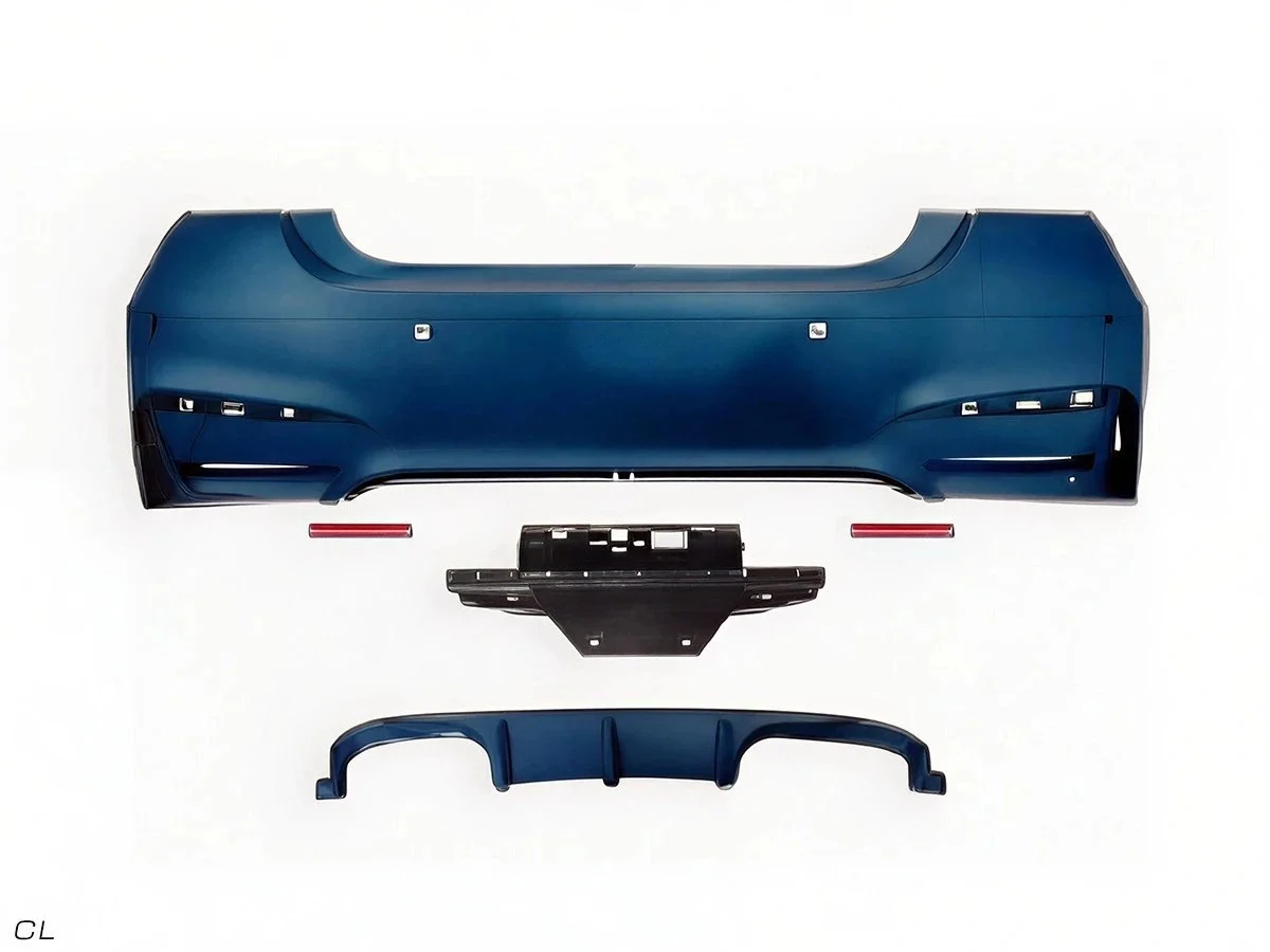 BMW F32+LCI 2013-2020 Complete Bumper Rear With PDC Exhaust With Outlet A51128056223S1 Wender