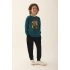ERKEK ÇOCUK EŞOFMAN TAKIM - ÖRDEK YEŞİLİ
