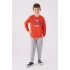 ERKEK ÇOCUK EŞOFMAN TAKIMI - NAR ÇİÇEĞİ