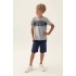 ERKEK GARSON BERMUDA TAKIM - LACİVERT