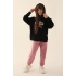 KIZ ÇOCUK EŞOFMAN TAKIM - SİYAH