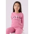 KIZ ÇOCUK EŞOFMAN TAKIMI - KARANFİL