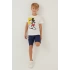 MICKEY MOUSE ERKEK ÇOCUK BERMUDA TAKIM - AÇIK SARI