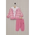 US POLO KIZ BEBEK 3LU TAKIM - KREM