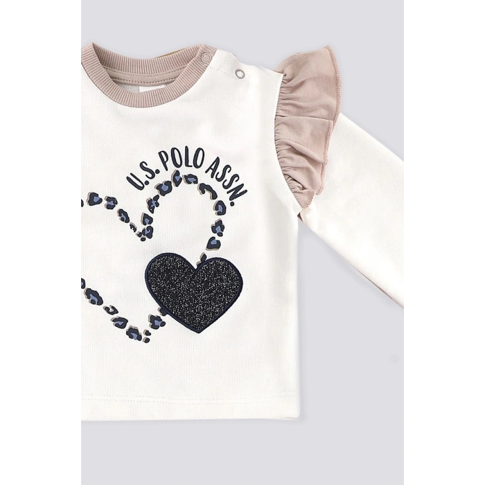 KIZ BEBEK 2 Lİ TAKIM - KREM