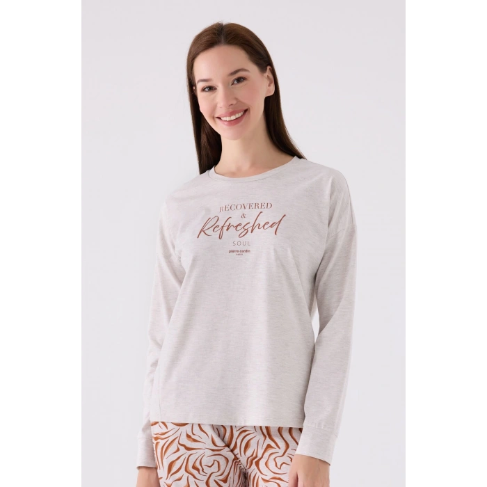 PIERRE CARDIN İKİLİ TAKIM - KREM MELANJ