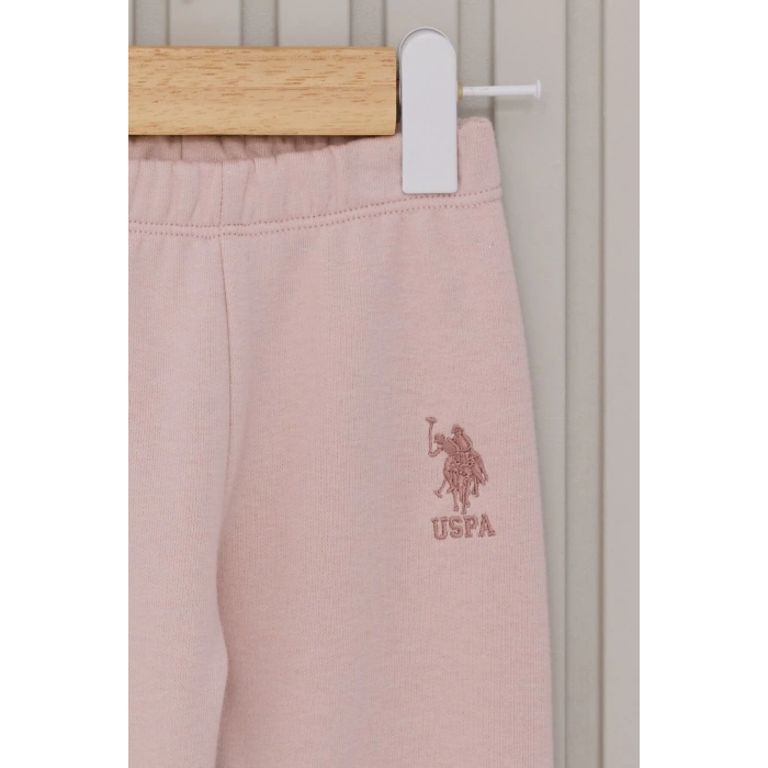 US POLO KIZ BEBEK 3LU TAKIM - TOZ PEMBE