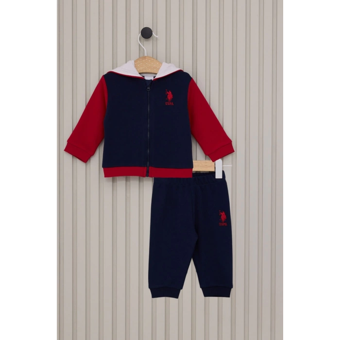 US POLO ERKEK BEBEK 3LU TAKIM - LACİVERT