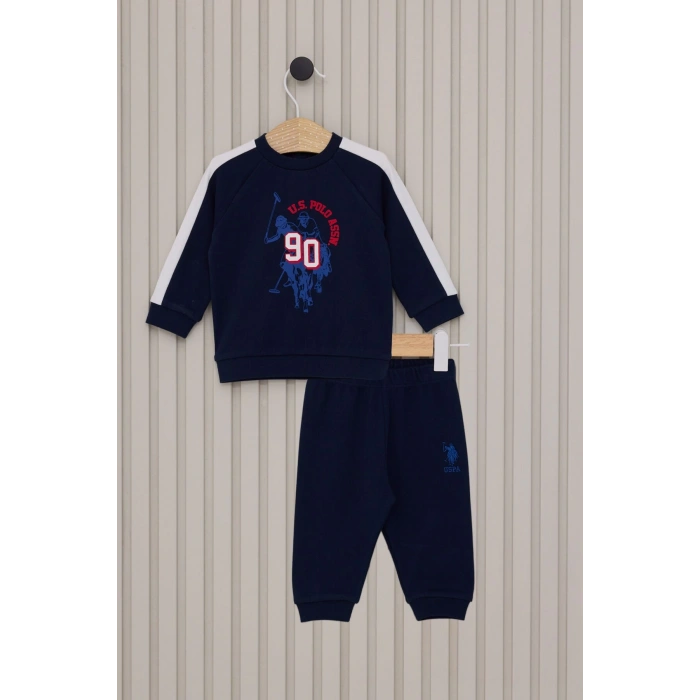 US POLO ERKEK BEBEK 2LI TAKIM - LACİVERT SAX