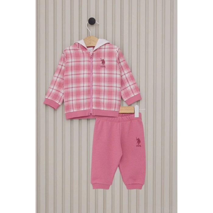 US POLO KIZ BEBEK 3LU TAKIM - KREM