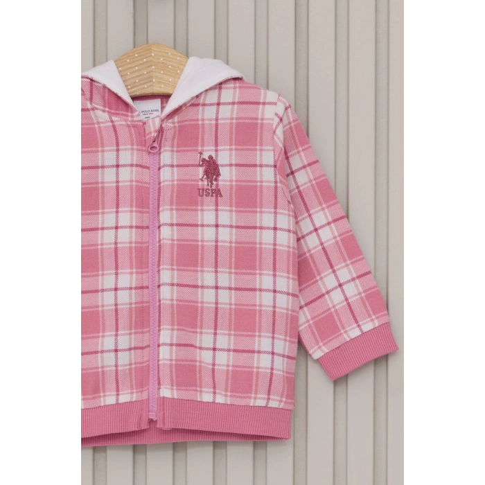 US POLO KIZ BEBEK 3LU TAKIM - KREM