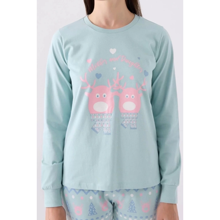 ANNE KIZ İKİLİ TAKIM - SU YEŞİLİ