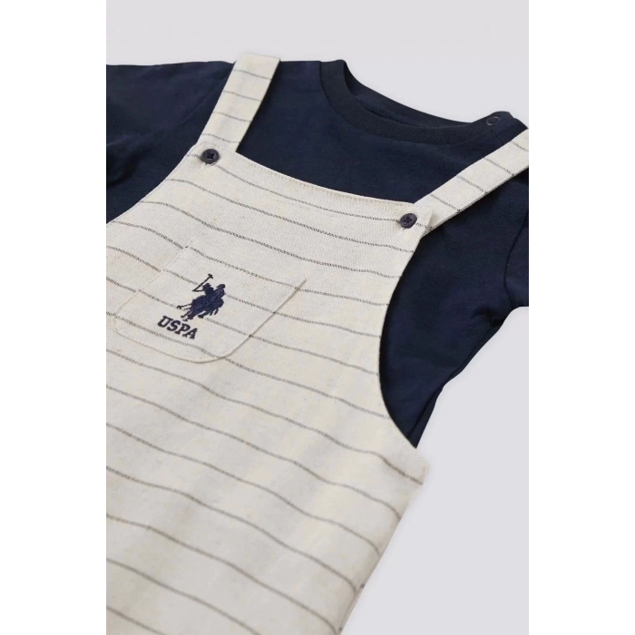 ERKEK BEBEK KISA KOL 2 LI TAKIM - LACİVERT