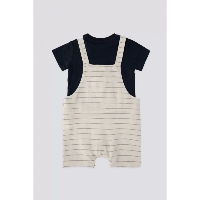 ERKEK BEBEK KISA KOL 2 LI TAKIM - LACİVERT