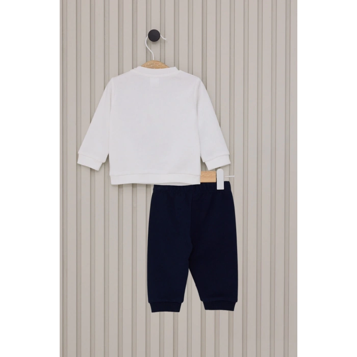 US POLO ERKEK BEBEK 2LI TAKIM  - KREM