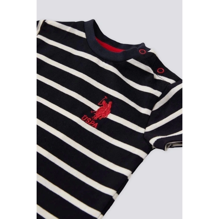 ERKEK BEBEK 2 LI KISA KOL T-SHIRT TAKIM - KIRMIZI