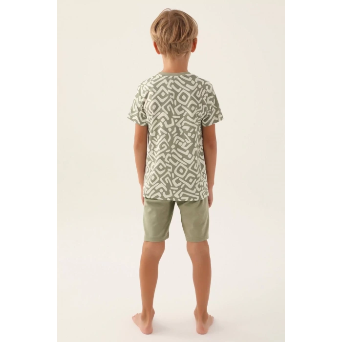 ARNETTA BABA OĞUL BERMUDA TAKIM - KREM