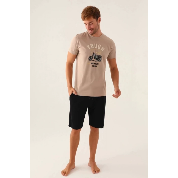 ARNETTA BABA OĞUL BERMUDA TAKIM - KUM