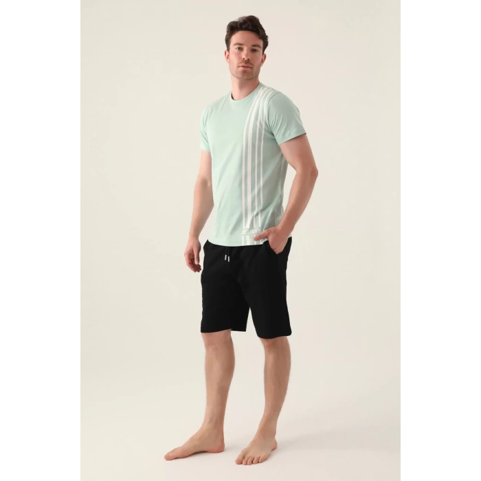 ARNETTA ERKEK BERMUDA TAKIM - SU YEŞİLİ