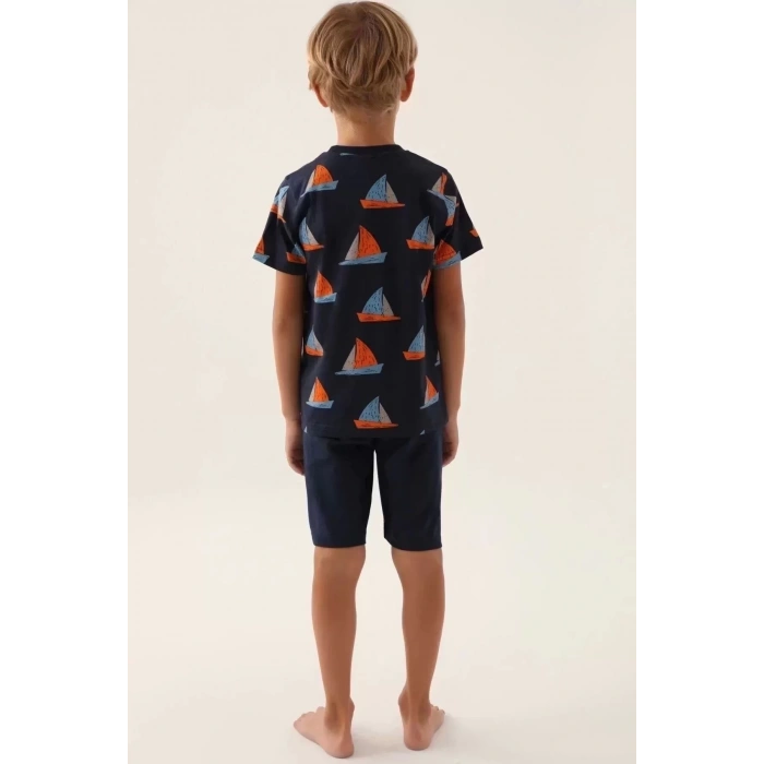 BABA OĞUL BERMUDA TAKIM - KREM