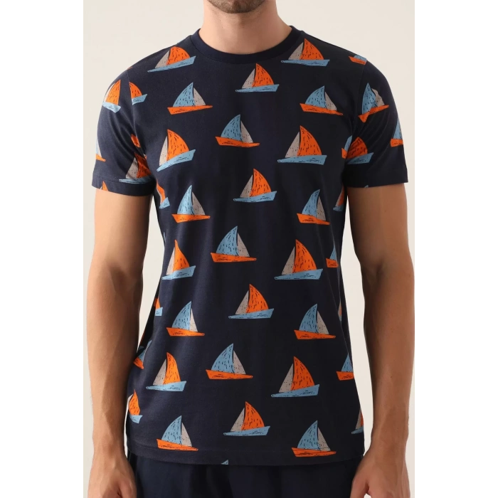 BABA OĞUL BERMUDA TAKIM - LACİVERT