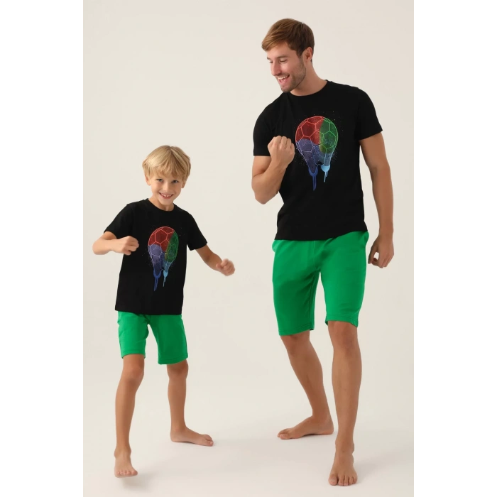 BABA OĞUL BERMUDA TAKIM - LACİVERT