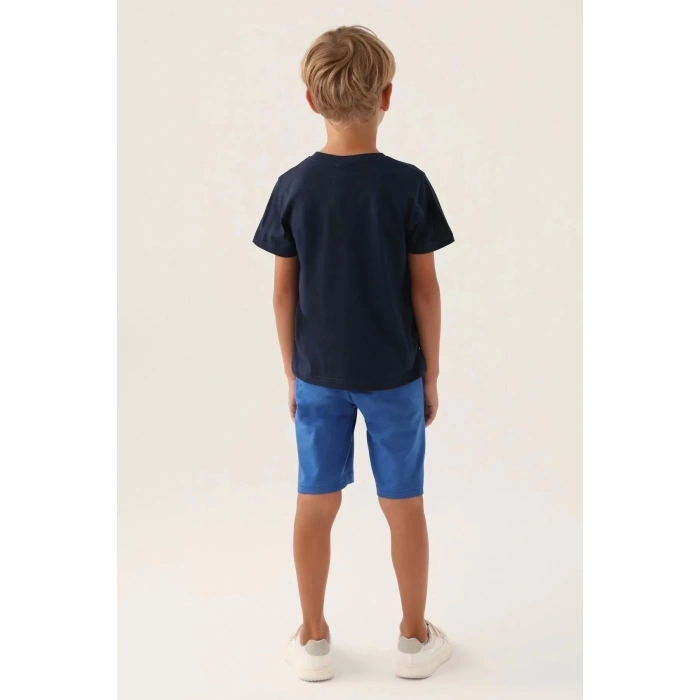 BABA OĞUL BERMUDA TAKIM - LACİVERT