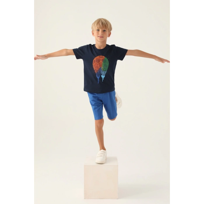 BABA OĞUL BERMUDA TAKIM - LACİVERT