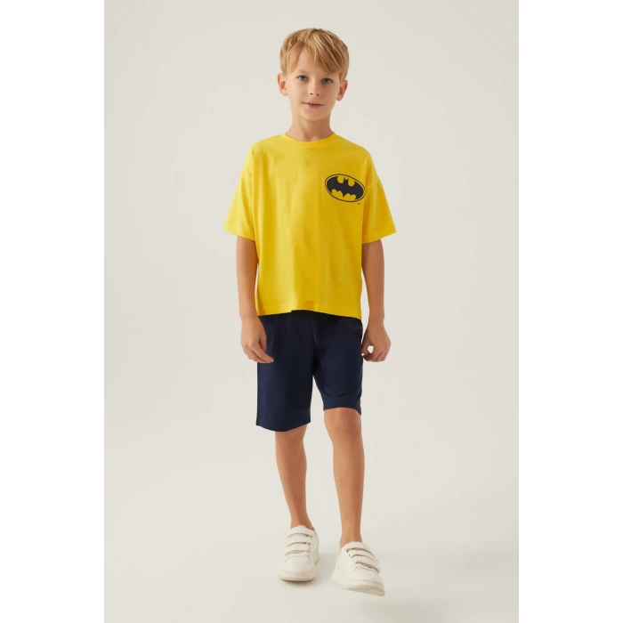 BATMAN ERKEK ÇOCUK BERMUDA TAKIM - KAR MELANJ