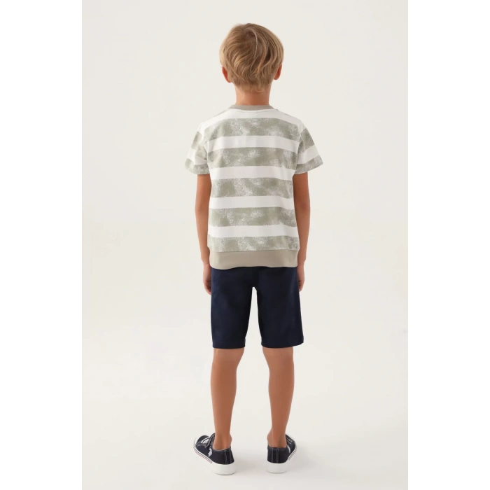 ERKEK ÇOCUK BERMUDA TAKIM - İNDİGO