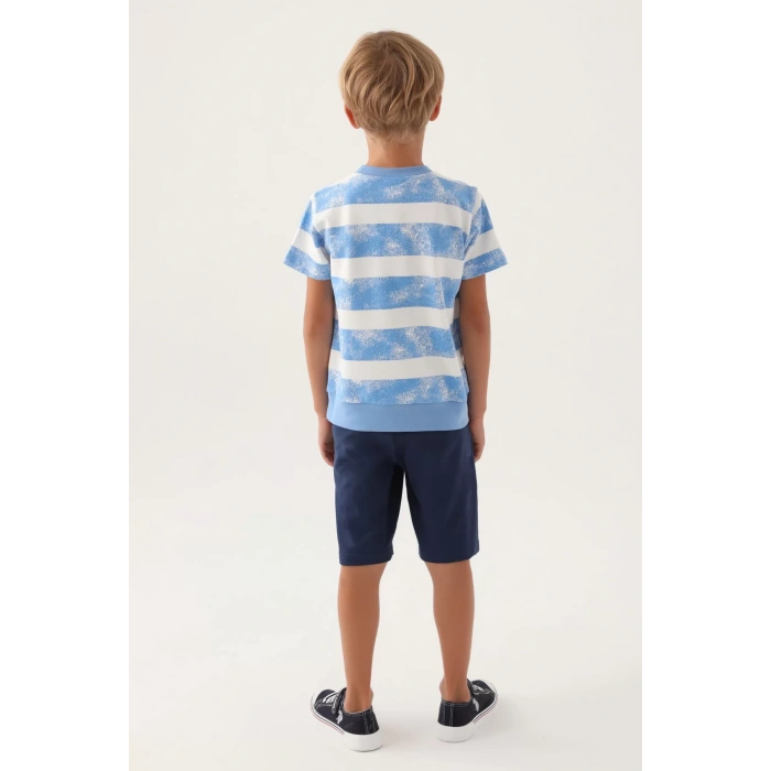 ERKEK ÇOCUK BERMUDA TAKIM - İNDİGO