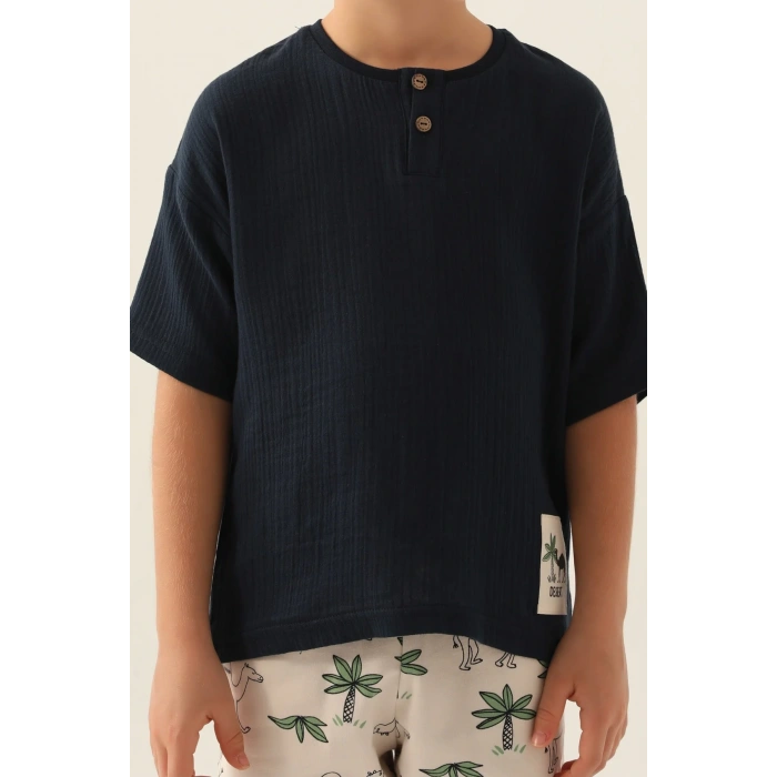 ERKEK ÇOCUK BERMUDA TAKIM - KEHRİBAR