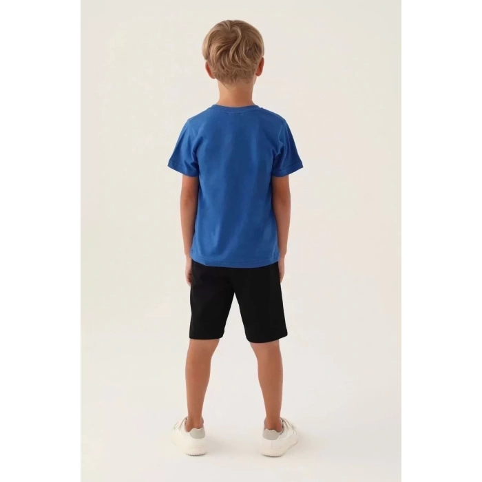 ERKEK ÇOCUK BERMUDA TAKIM - LACİVERT