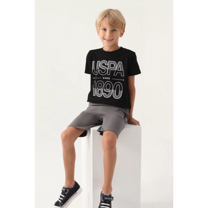 ERKEK ÇOCUK BERMUDA TAKIM - SİYAH