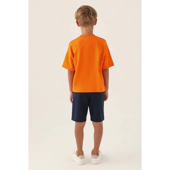 ERKEK ÇOCUK BERMUDA TAKIM - TURUNCU