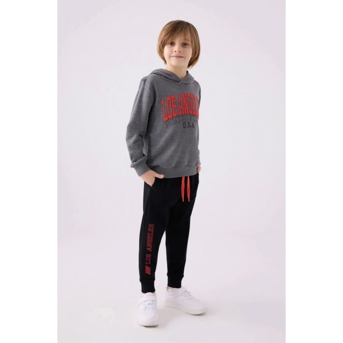 ERKEK ÇOCUK EŞOFMAN TAKIM - ANTRASİT MELANJ