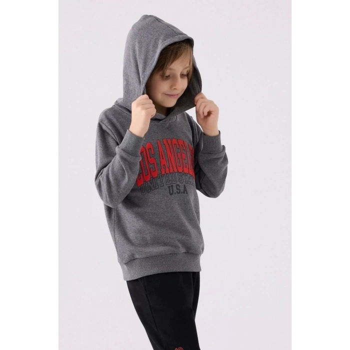 ERKEK ÇOCUK EŞOFMAN TAKIM - ANTRASİT MELANJ