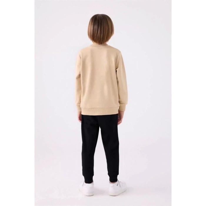 ERKEK ÇOCUK EŞOFMAN TAKIM - BEJ