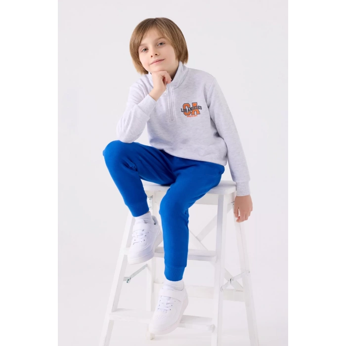 ERKEK ÇOCUK EŞOFMAN TAKIM - KAR MELANJ