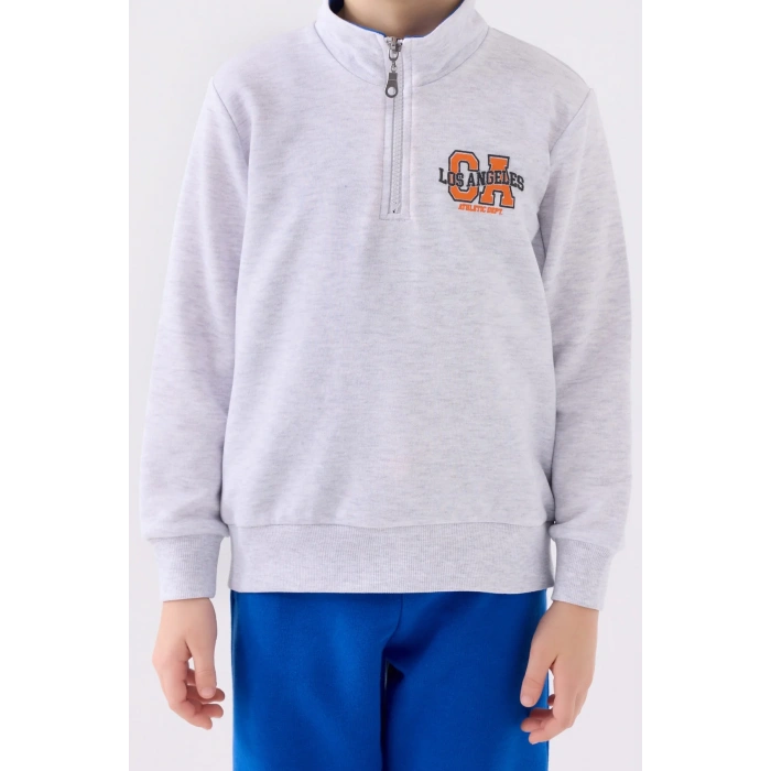 ERKEK ÇOCUK EŞOFMAN TAKIM - KAR MELANJ