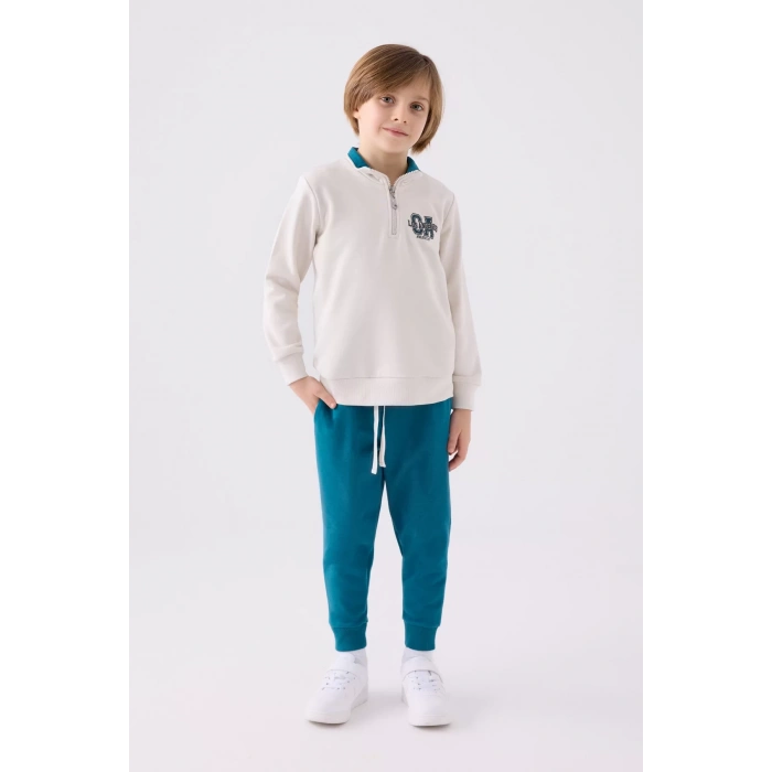 ERKEK ÇOCUK EŞOFMAN TAKIM - KAR MELANJ