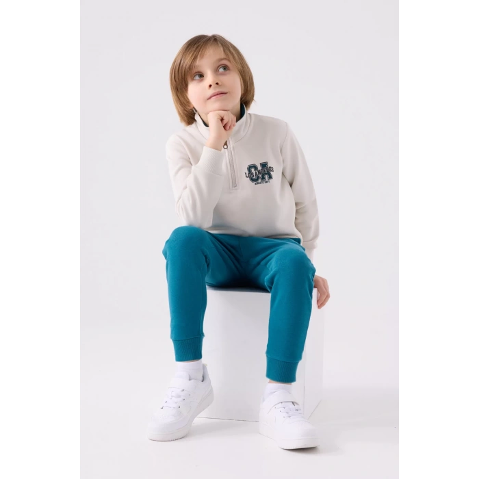 ERKEK ÇOCUK EŞOFMAN TAKIM - KAR MELANJ