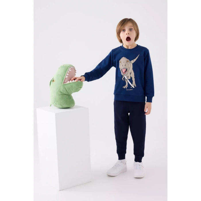 ERKEK ÇOCUK EŞOFMAN TAKIM - KOYU İNDİGO