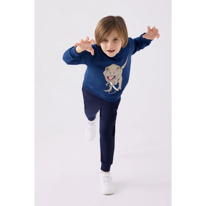 ERKEK ÇOCUK EŞOFMAN TAKIM - KOYU İNDİGO