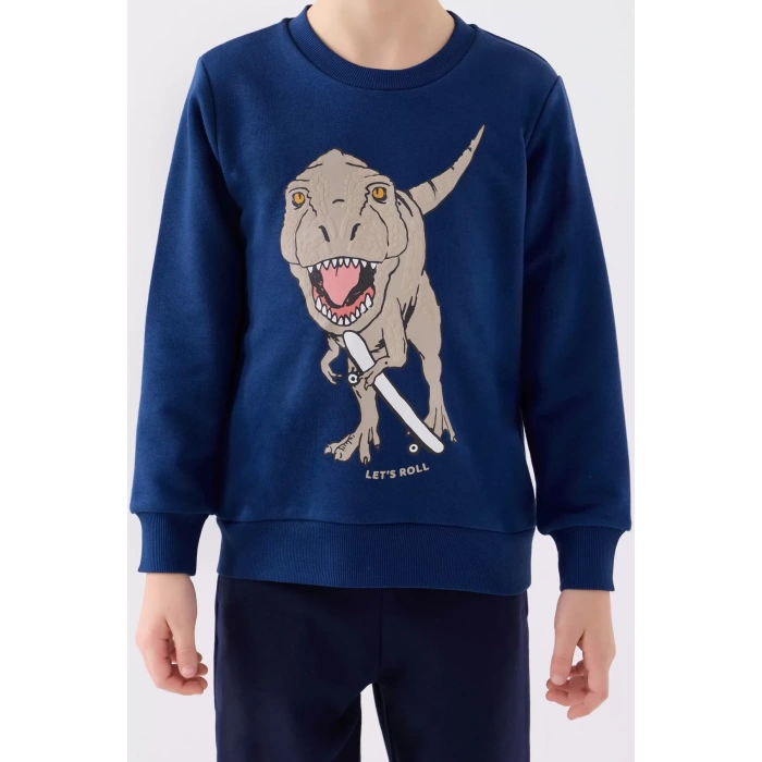 ERKEK ÇOCUK EŞOFMAN TAKIM - KOYU İNDİGO