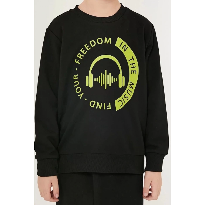 ERKEK ÇOCUK EŞOFMAN TAKIM - SİYAH