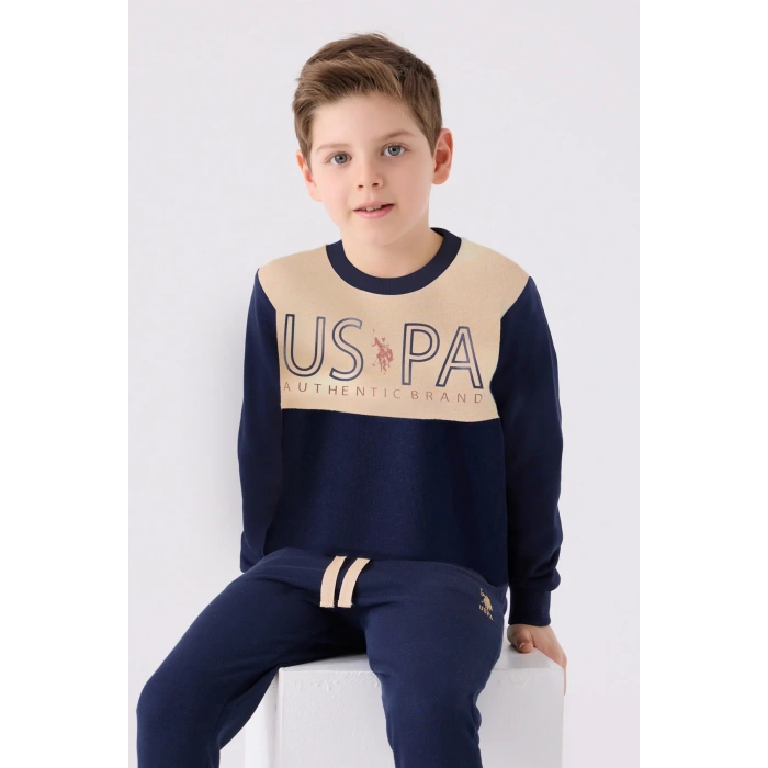 ERKEK ÇOCUK EŞOFMAN TAKIMI - BEJ